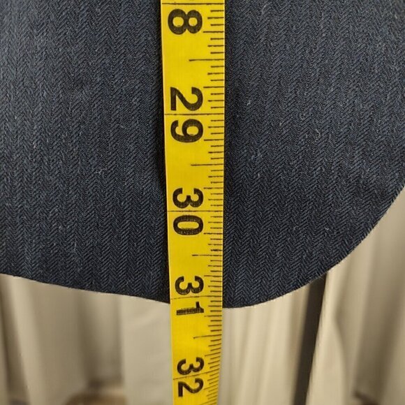 Calvin Klein Men's Navy Blue Multi Pocket Button Up Blazer Jacket Size 44R - Picture 6 of 13